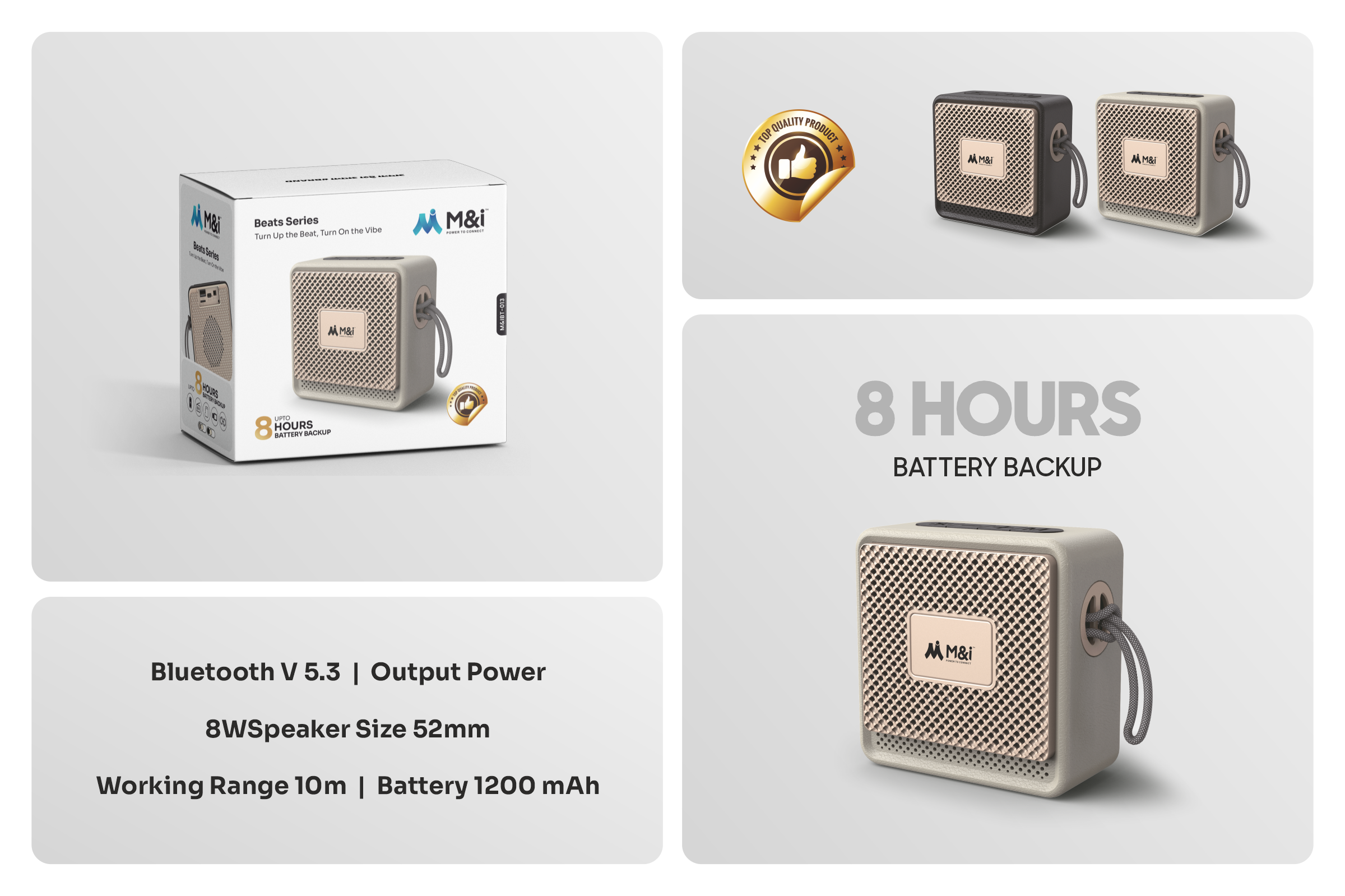 M&I 013 (Beats Series) Wireless Bluetooth Speaker