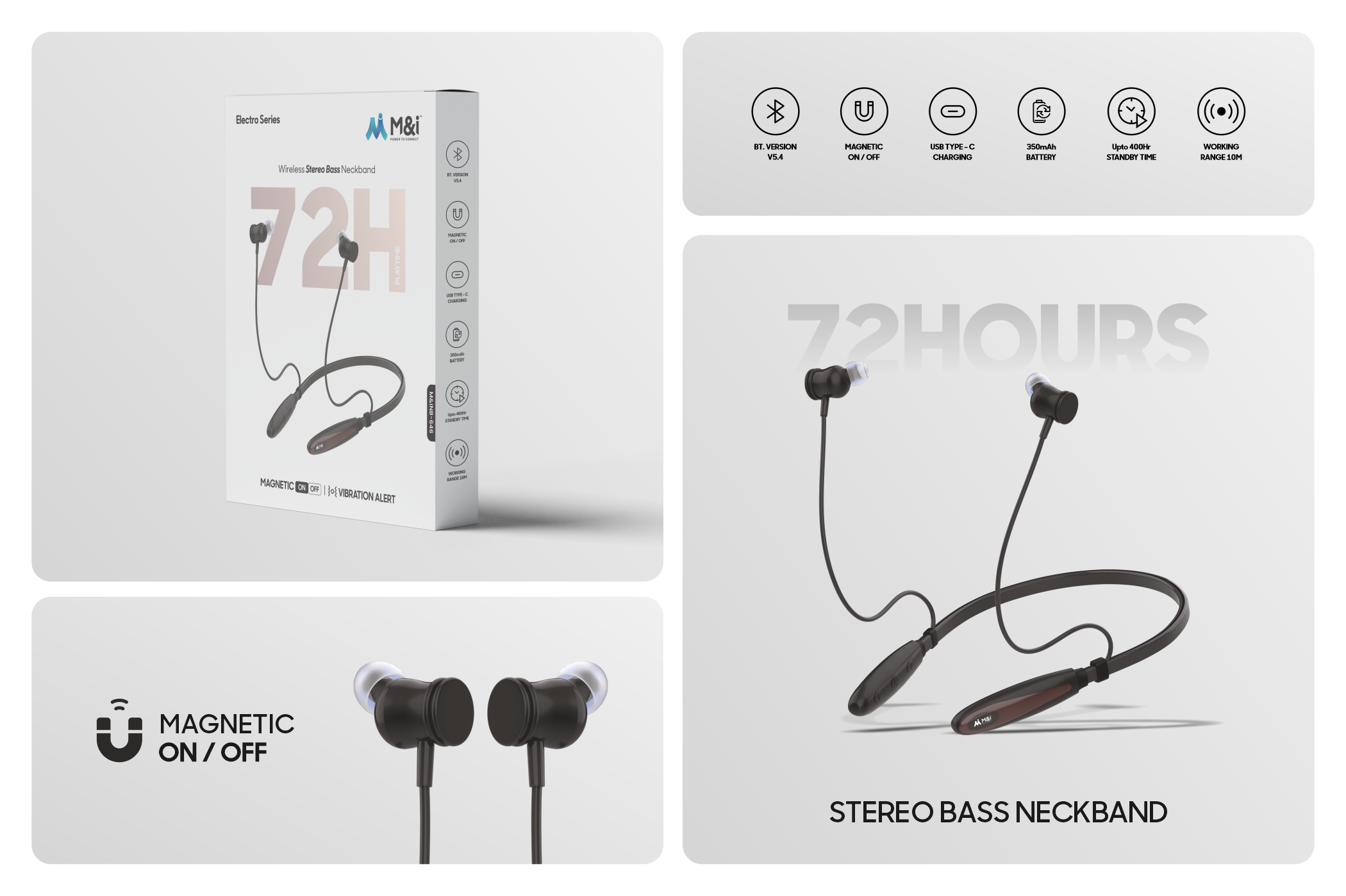 M&I Electro Series (646) Wireless Neckband