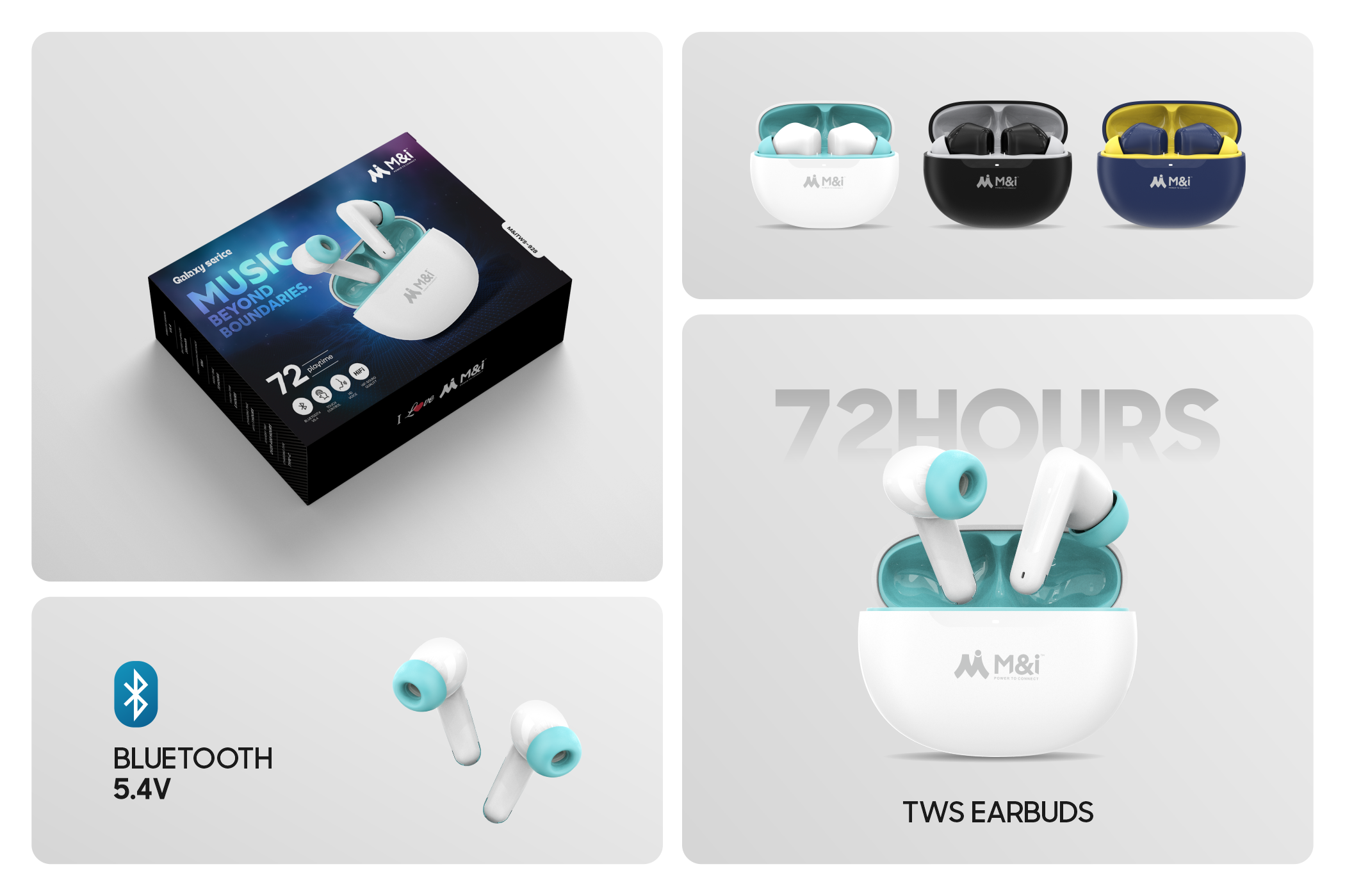 M&I 928 (Galaxy Series) TWS Earbuds