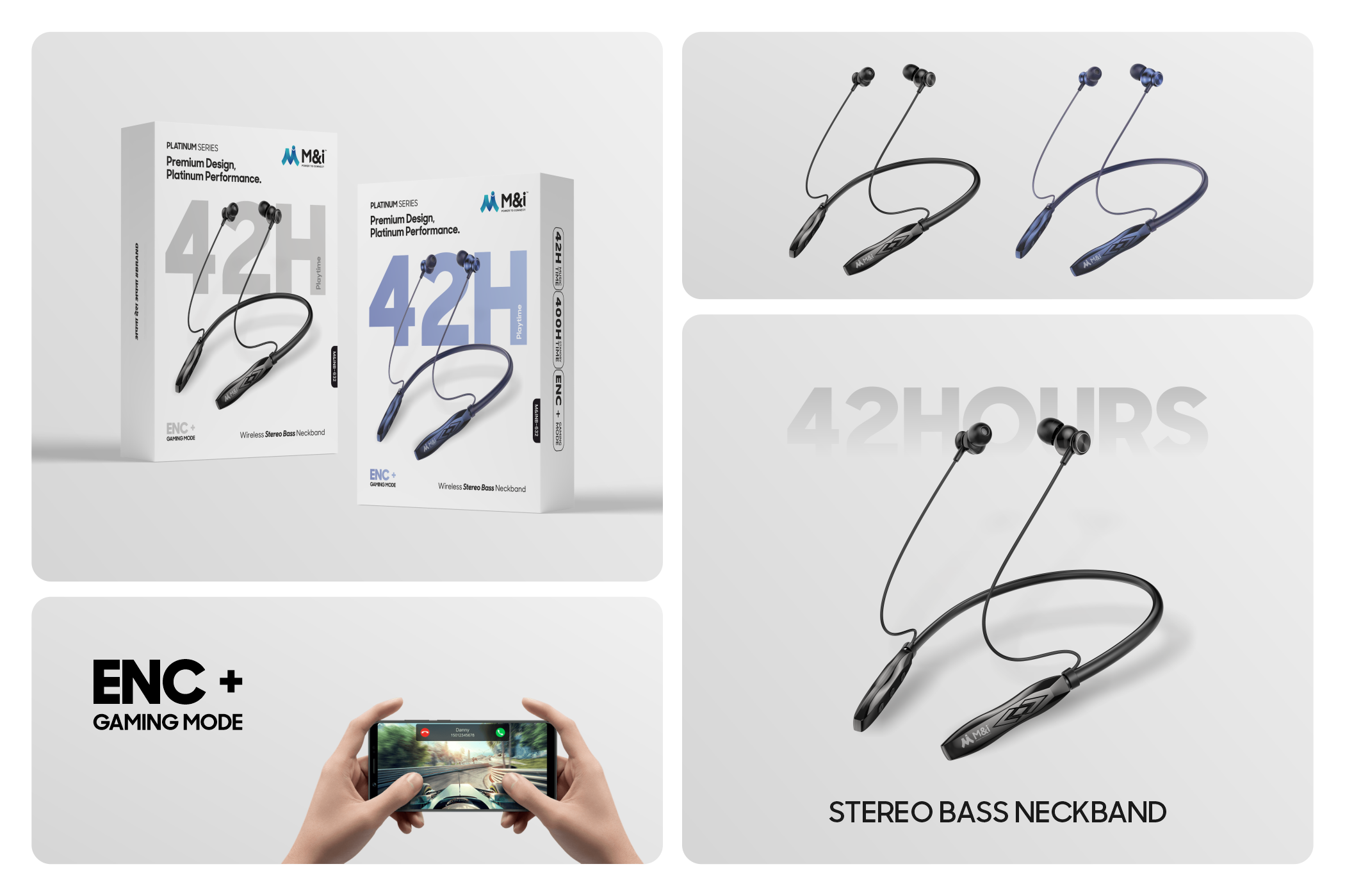 M&I Platinum Series (632) Stereo Bass Neckband