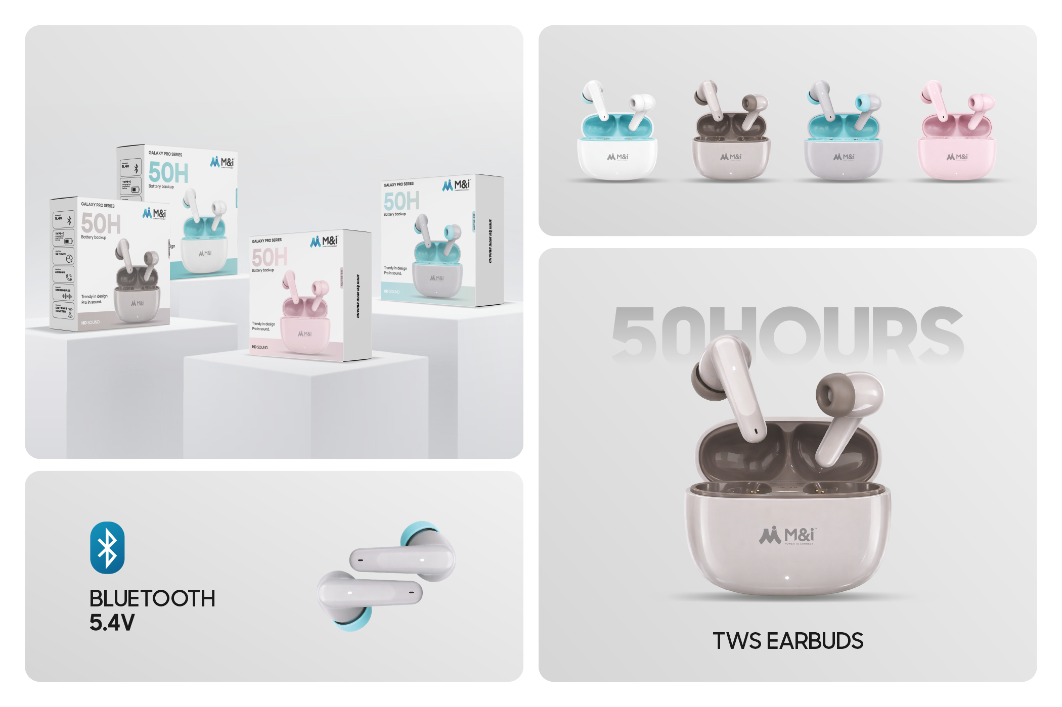 M&I 930 ( Galaxy Pro Series) TWS Earbuds