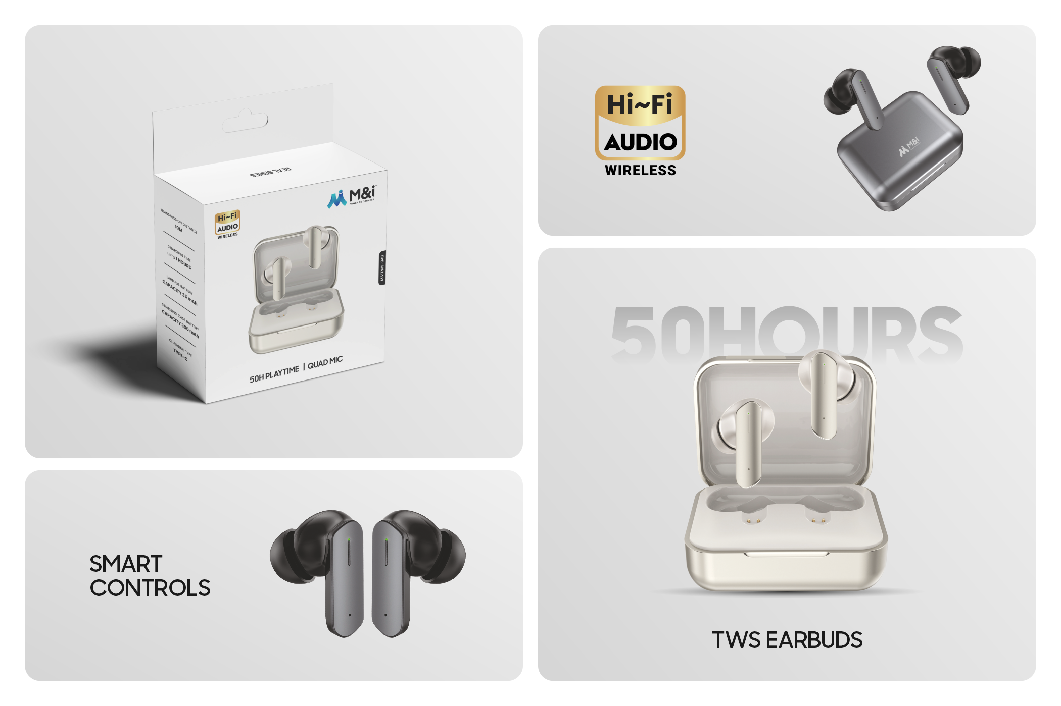 M&I 940 (Real Series) TWS Earbuds