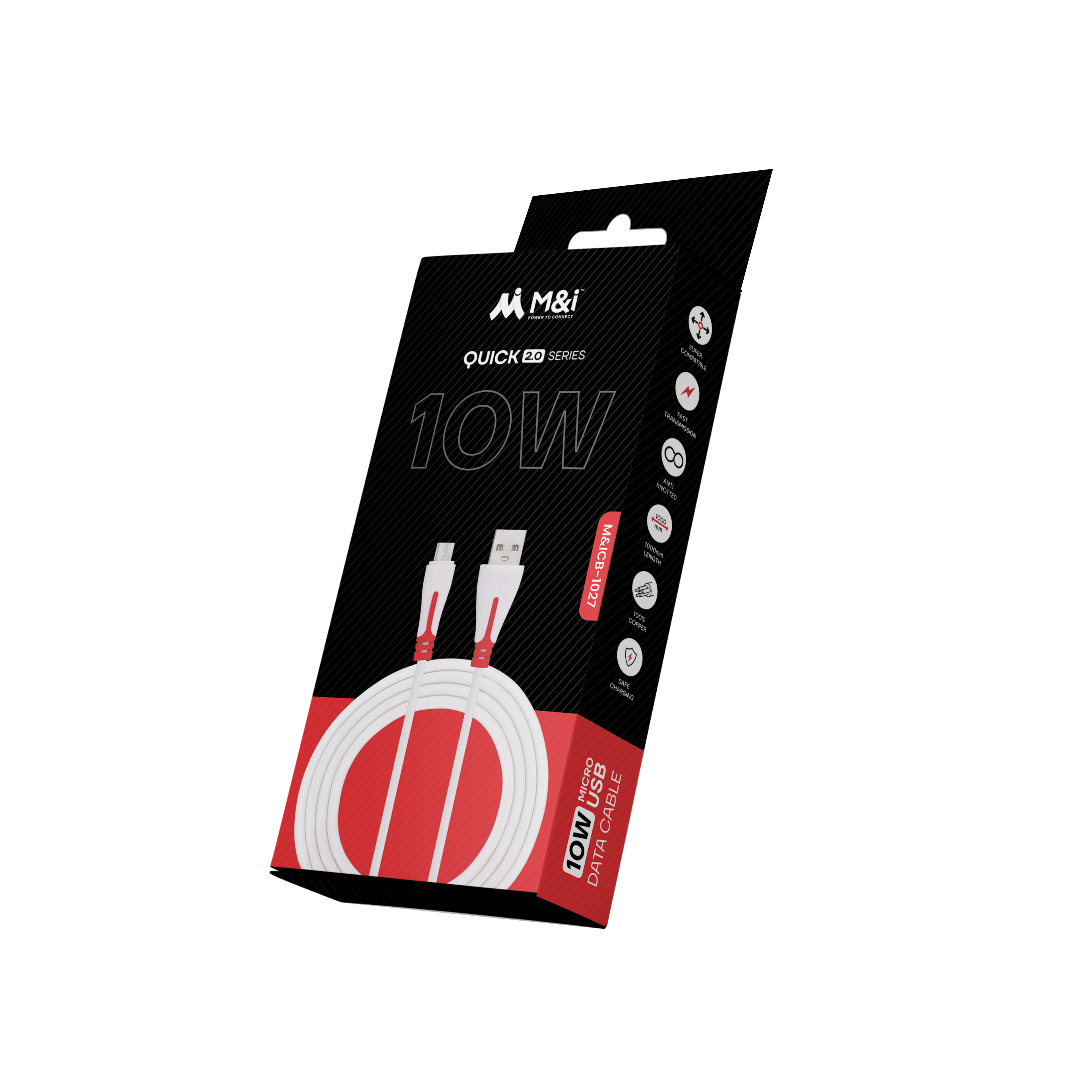 M&I 1027 V8(Quick Series) USB To Micro USB Cable