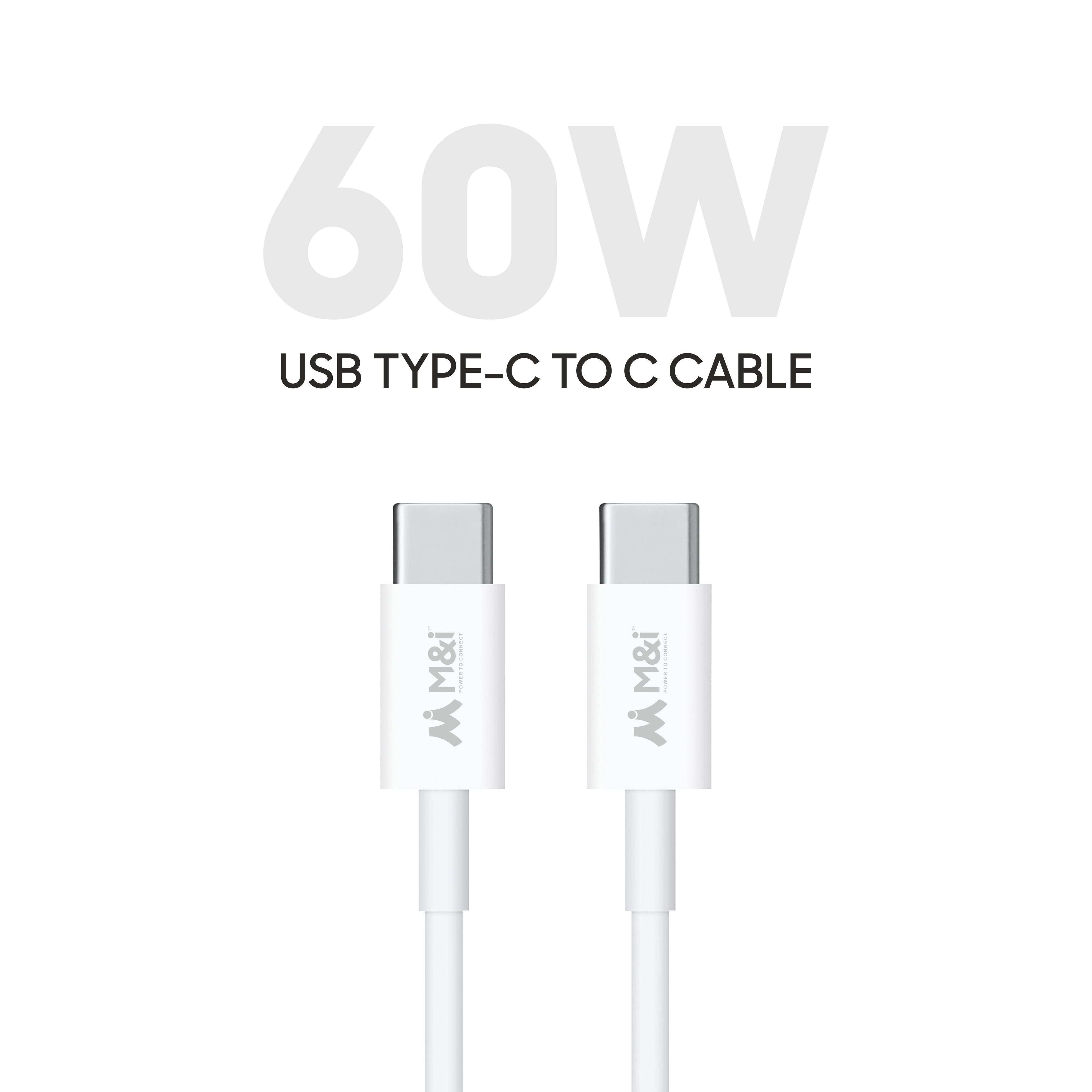 M&I 1041 CTC (Power Max Series) USB Type C To C Cable