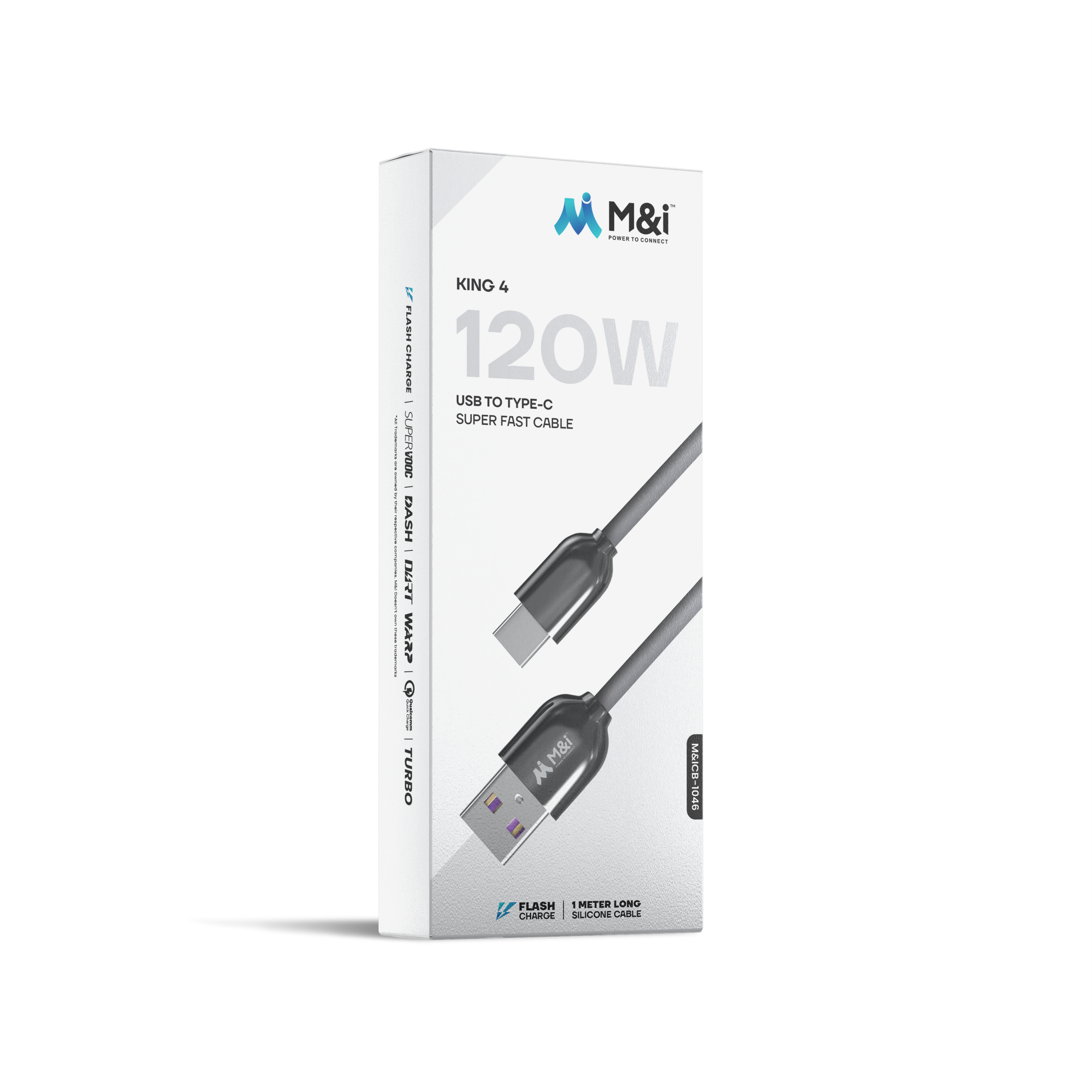 M&I 1046 TC (King 4) USB Type-C Cable 1M