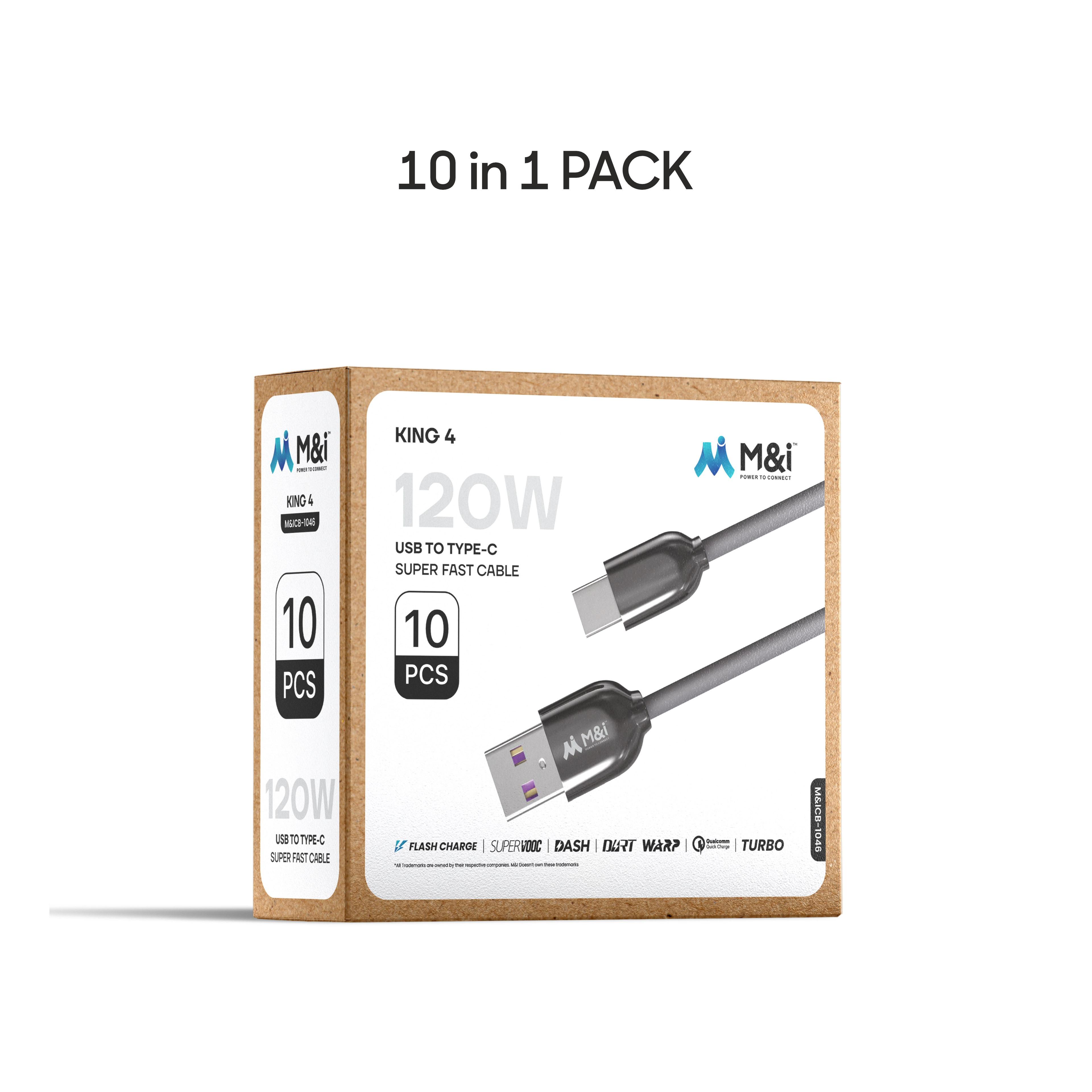 M&I 1046 TC (King 4) USB Type-C Cable 1M