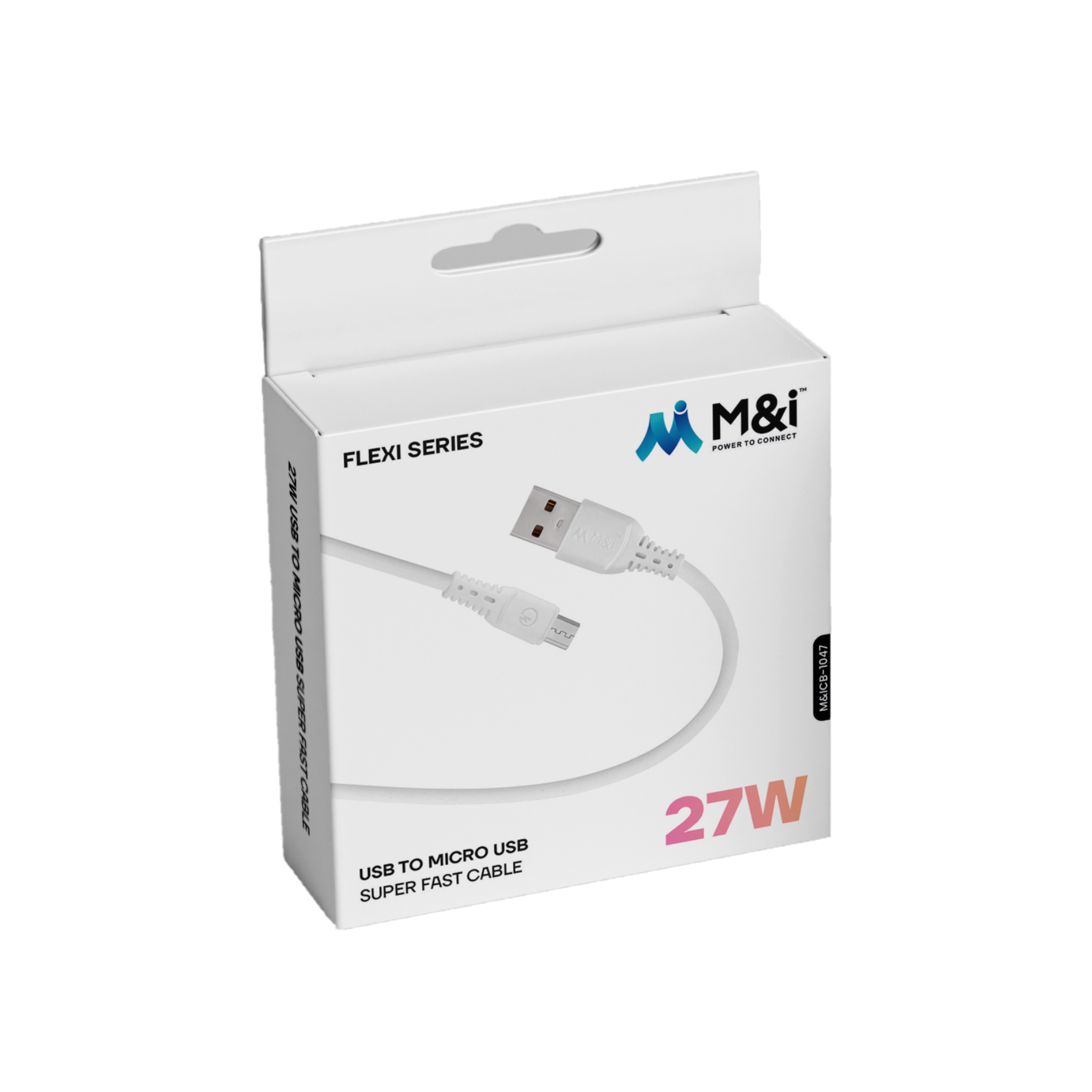 M&I 1047 V8 (Flexi Series) USB To Micro USB Cable