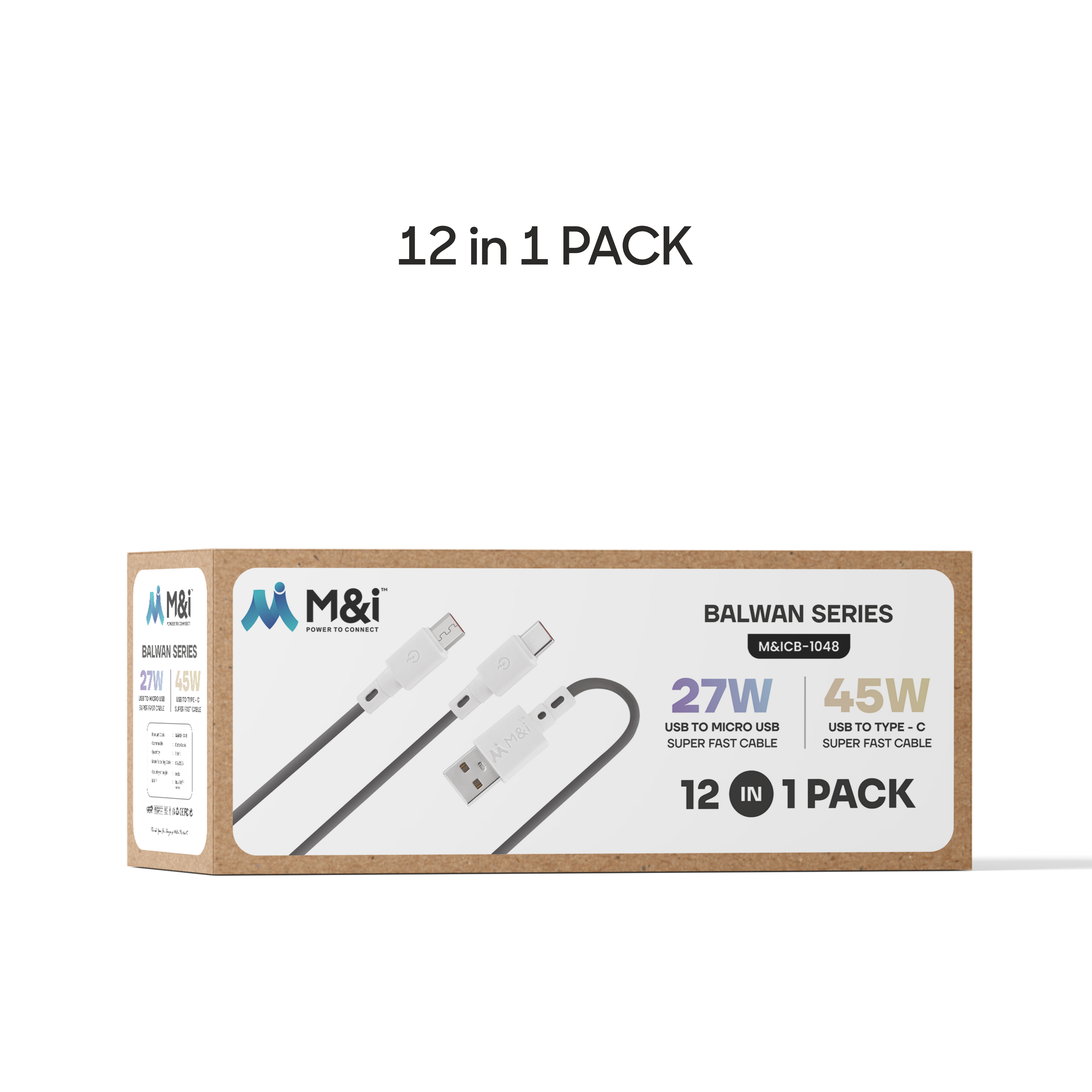 M&I 1048 TC (Balwan Series) USB To Type-C Cable