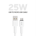 M&I 1049 V8 (Silver Series) USB To Micro USB Cable