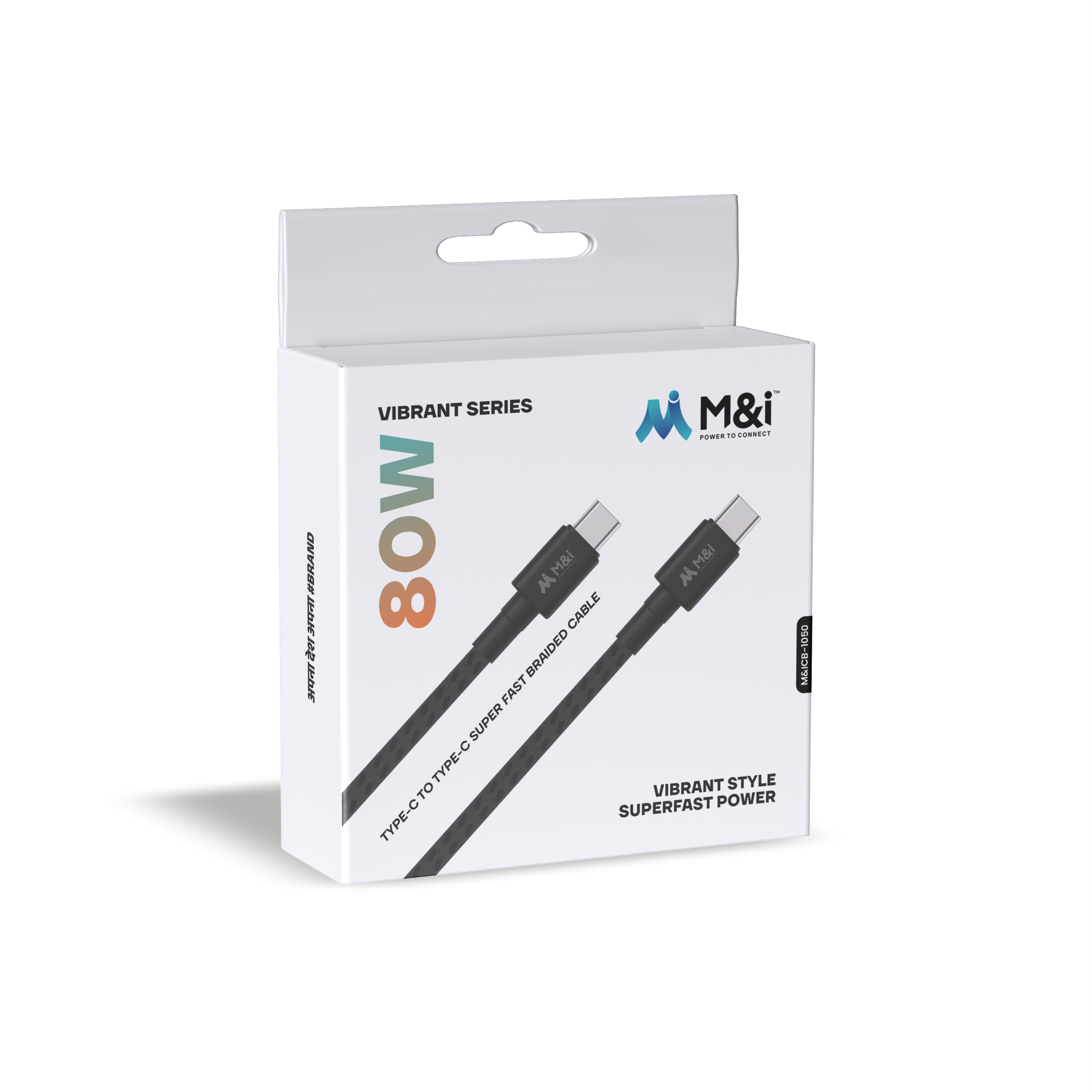 M&I 1050 TC (Vibrant Series) USB Type C To C Cable