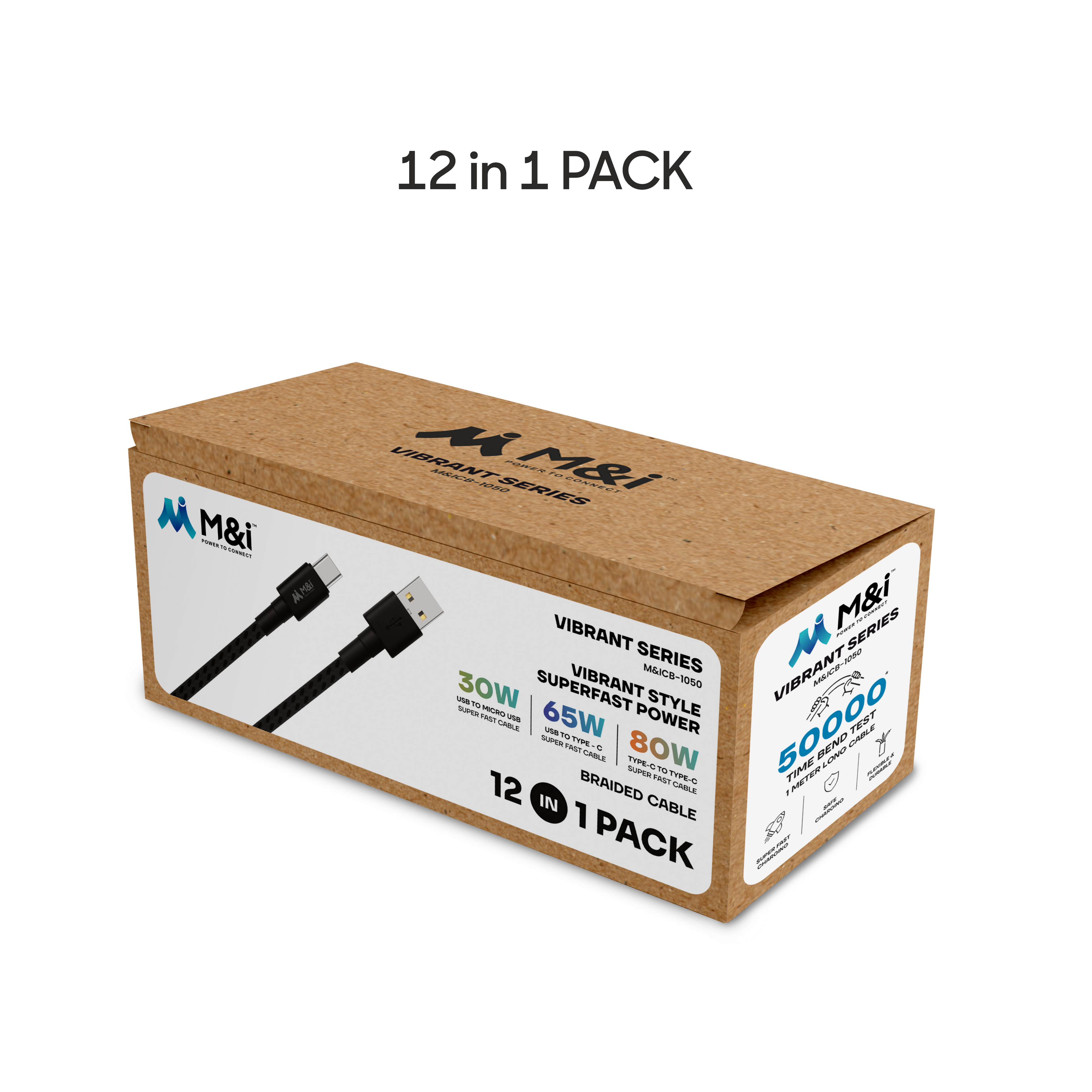 M&I 1050 TC (Vibrant Series) USB Type C To C Cable