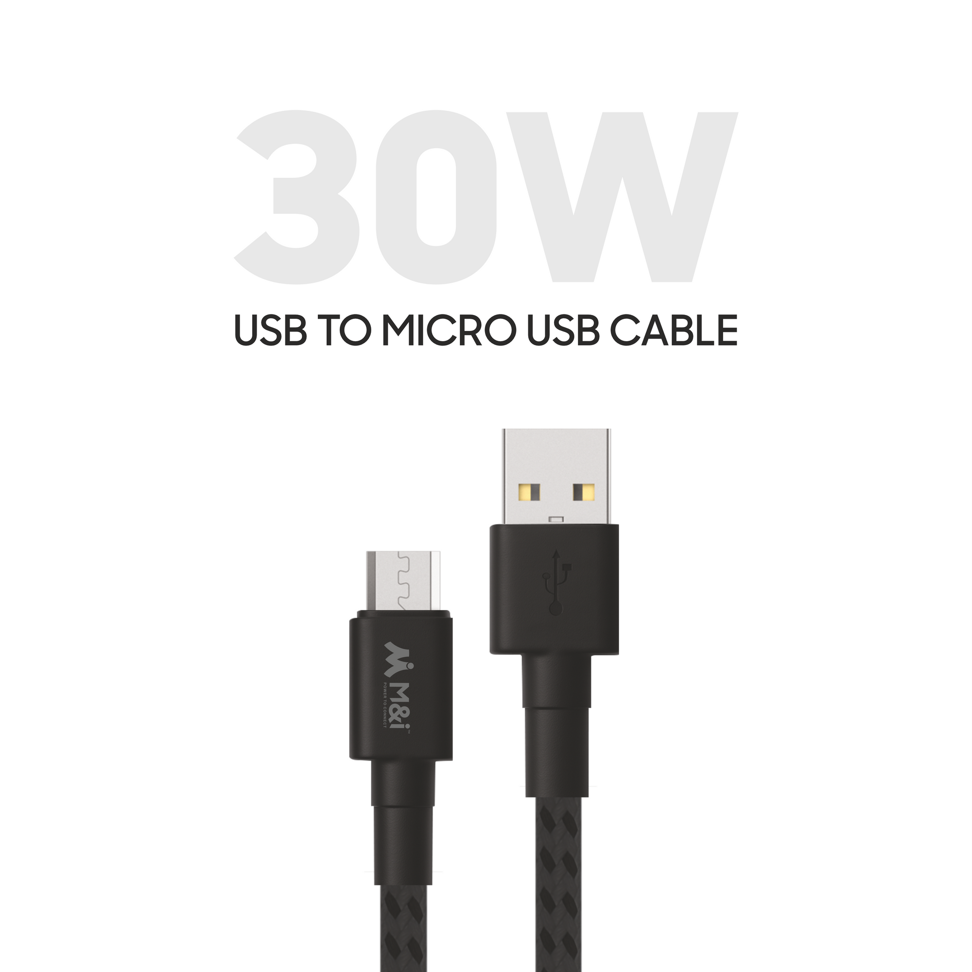 M&I 1050 V8 (Vibrant Series) USB To Micro USB Cable