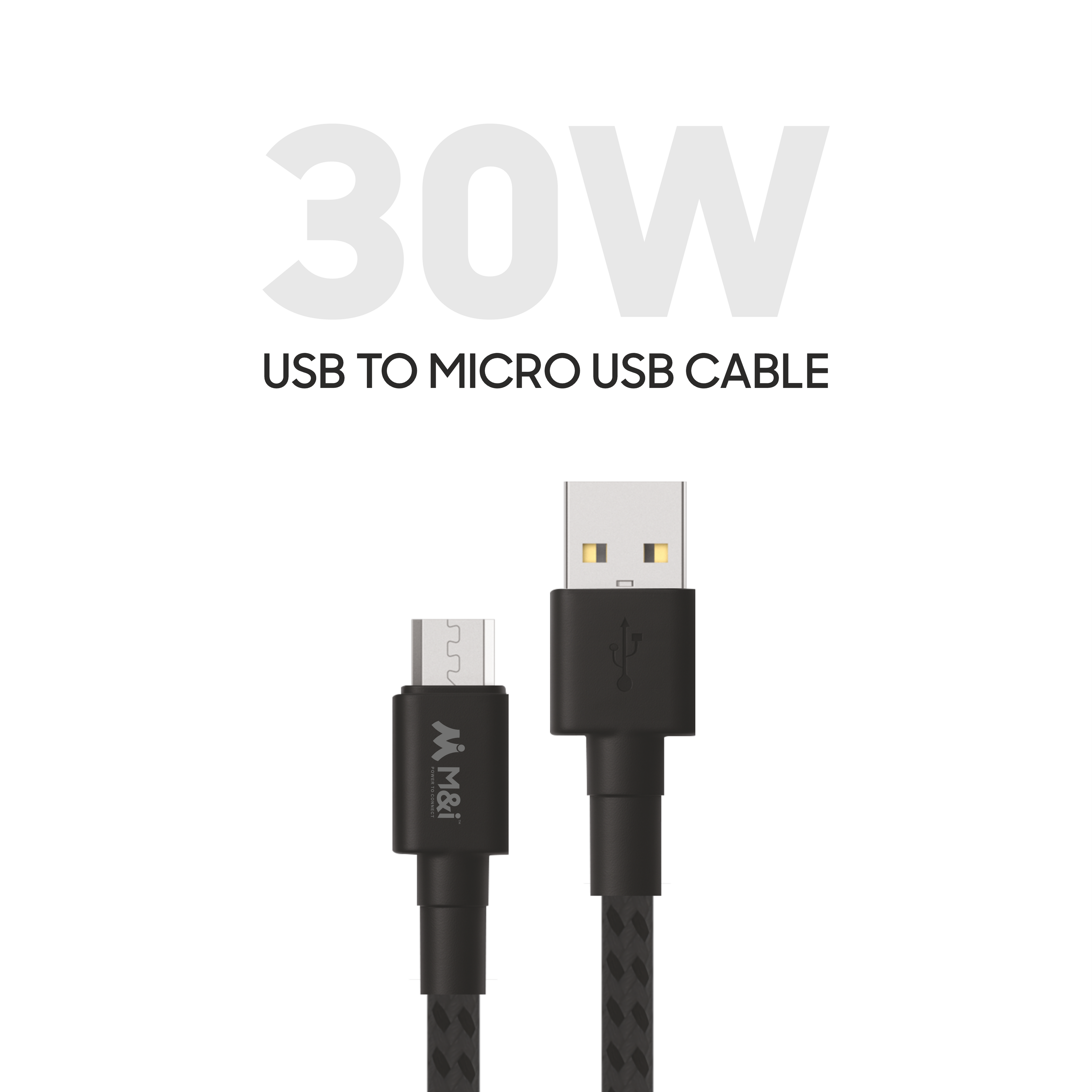 M&I 1050 V8 (Vibrant Series) USB To Micro USB Cable